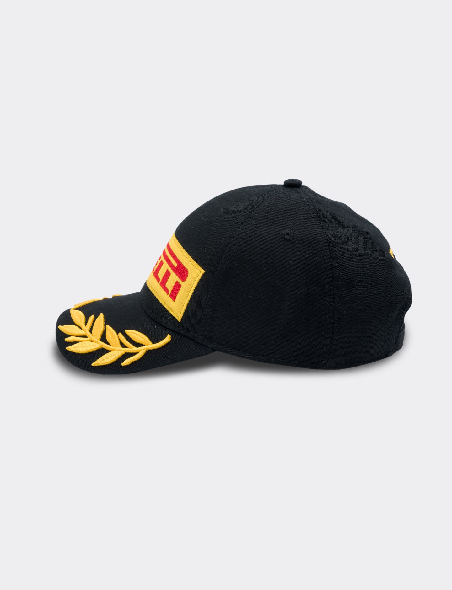 Pirelli black cap - left view