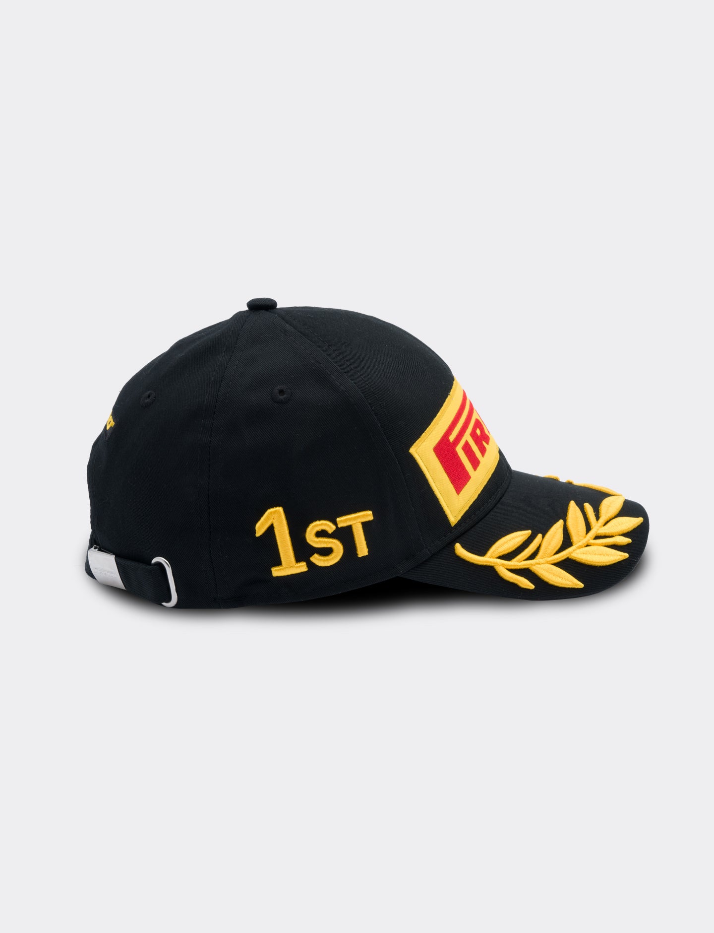 Pirelli black cap - right view