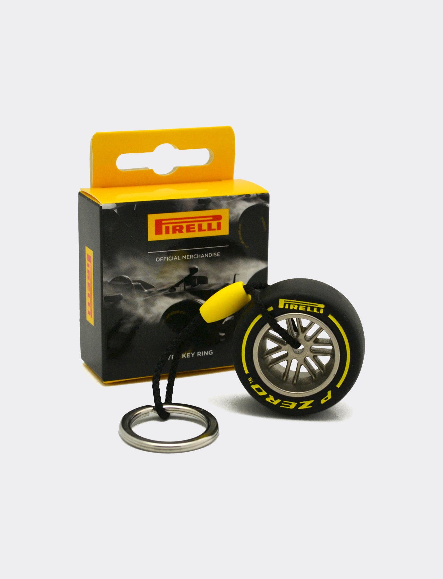 Pirelli Medium Tyre Keyring - Yellow