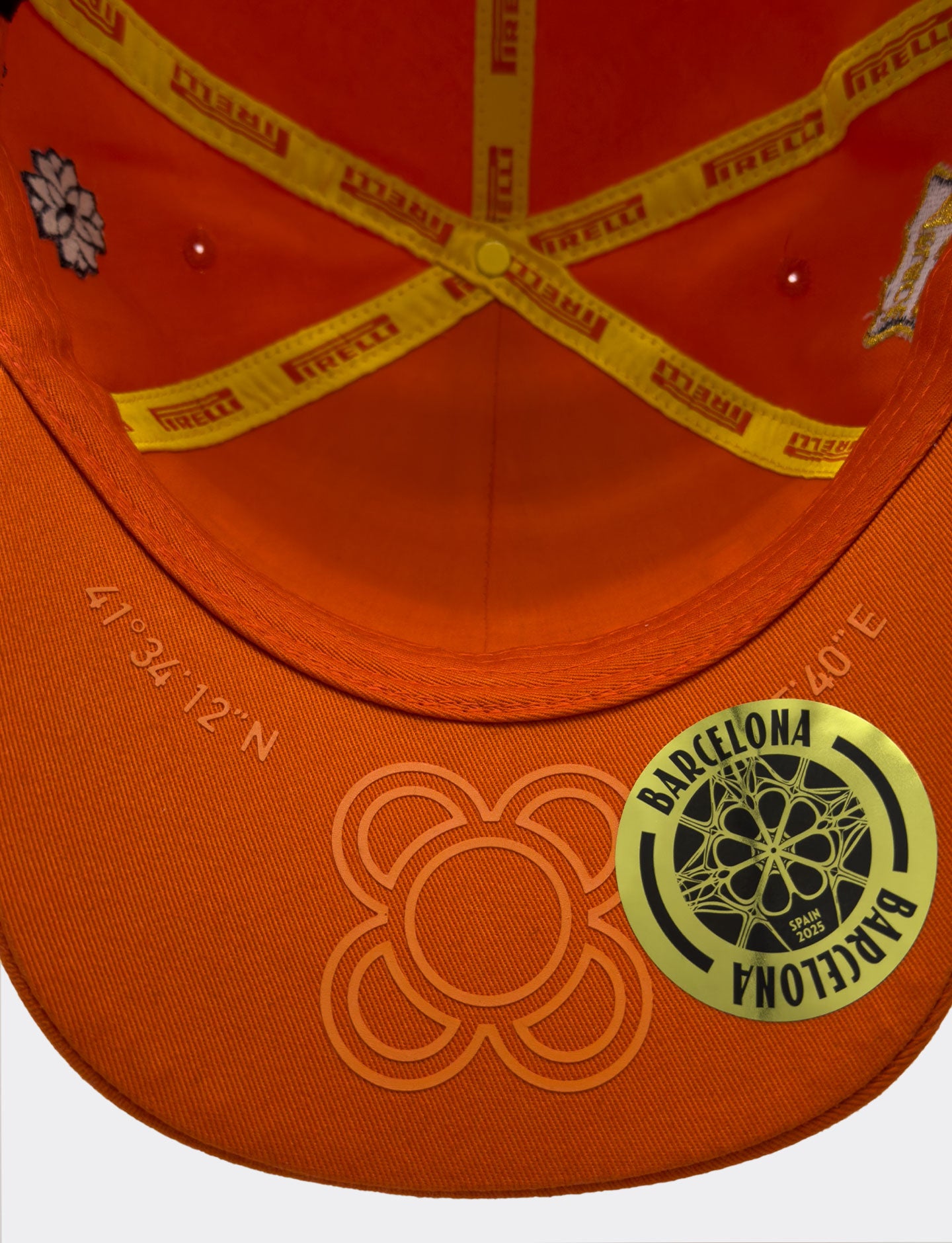 Orange Pirelli Podium Cap